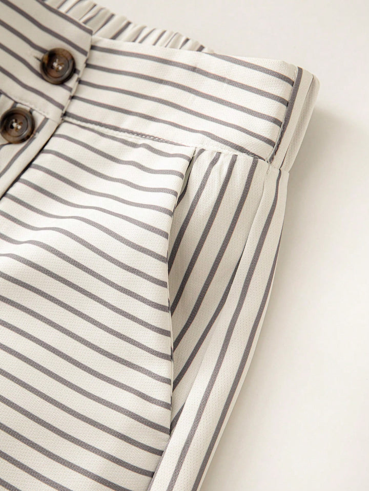 Pantaloni SHEIN, alb