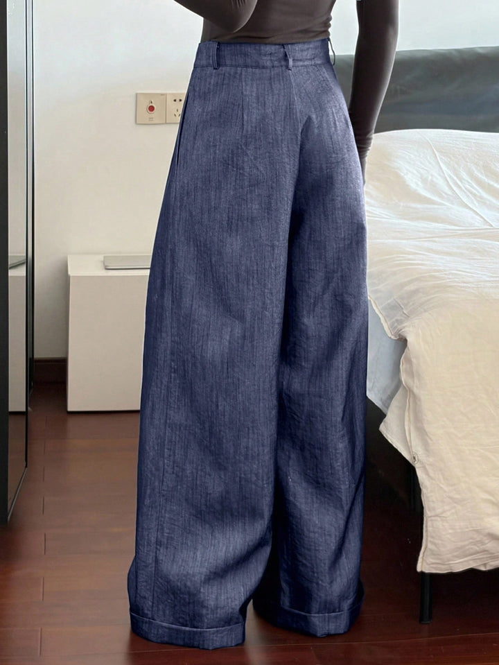 Pantalon SHEIN, albastru