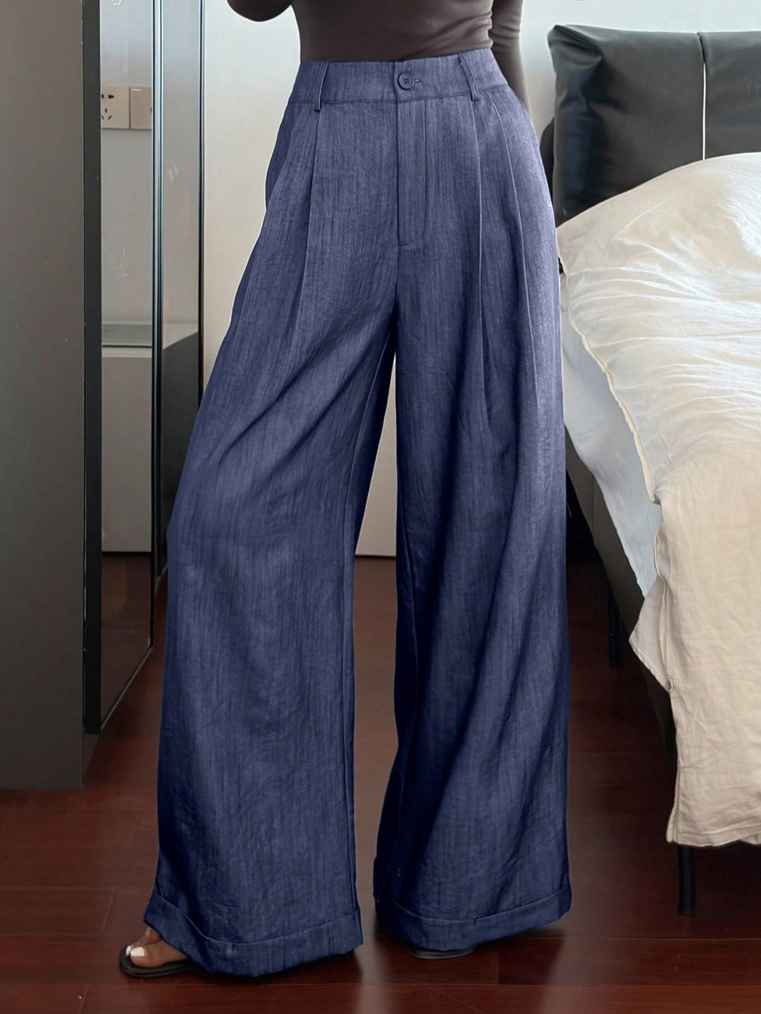 Pantalon SHEIN, albastru