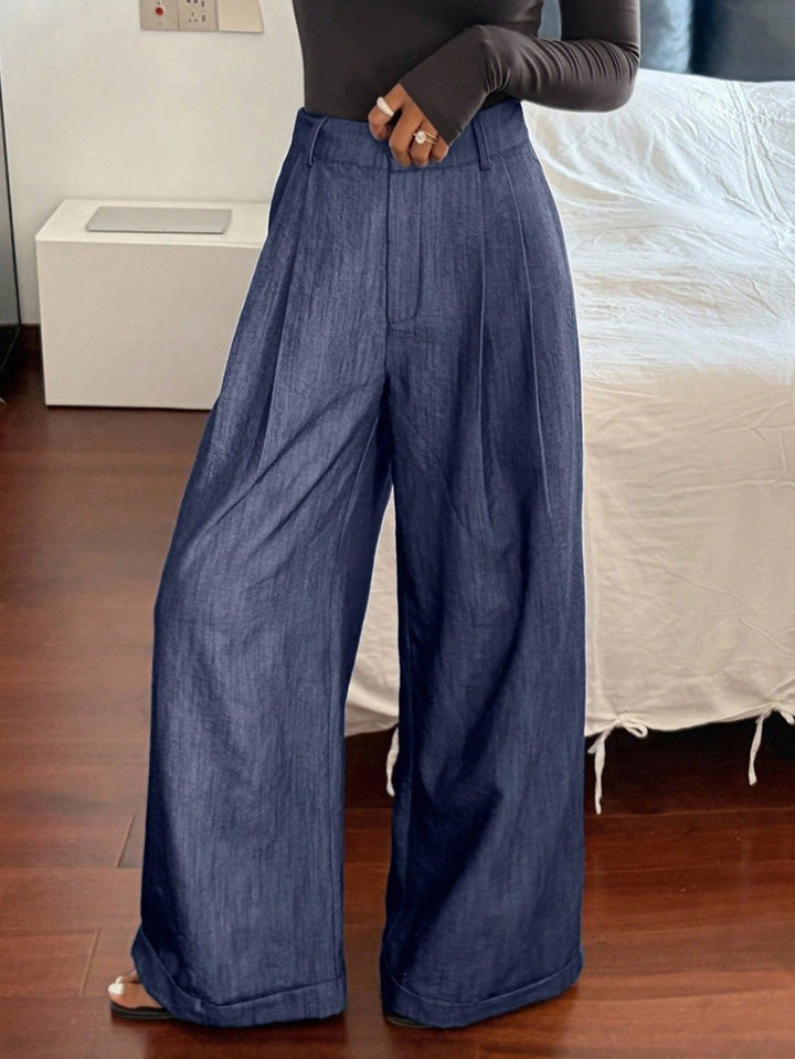 Pantalon SHEIN, albastru