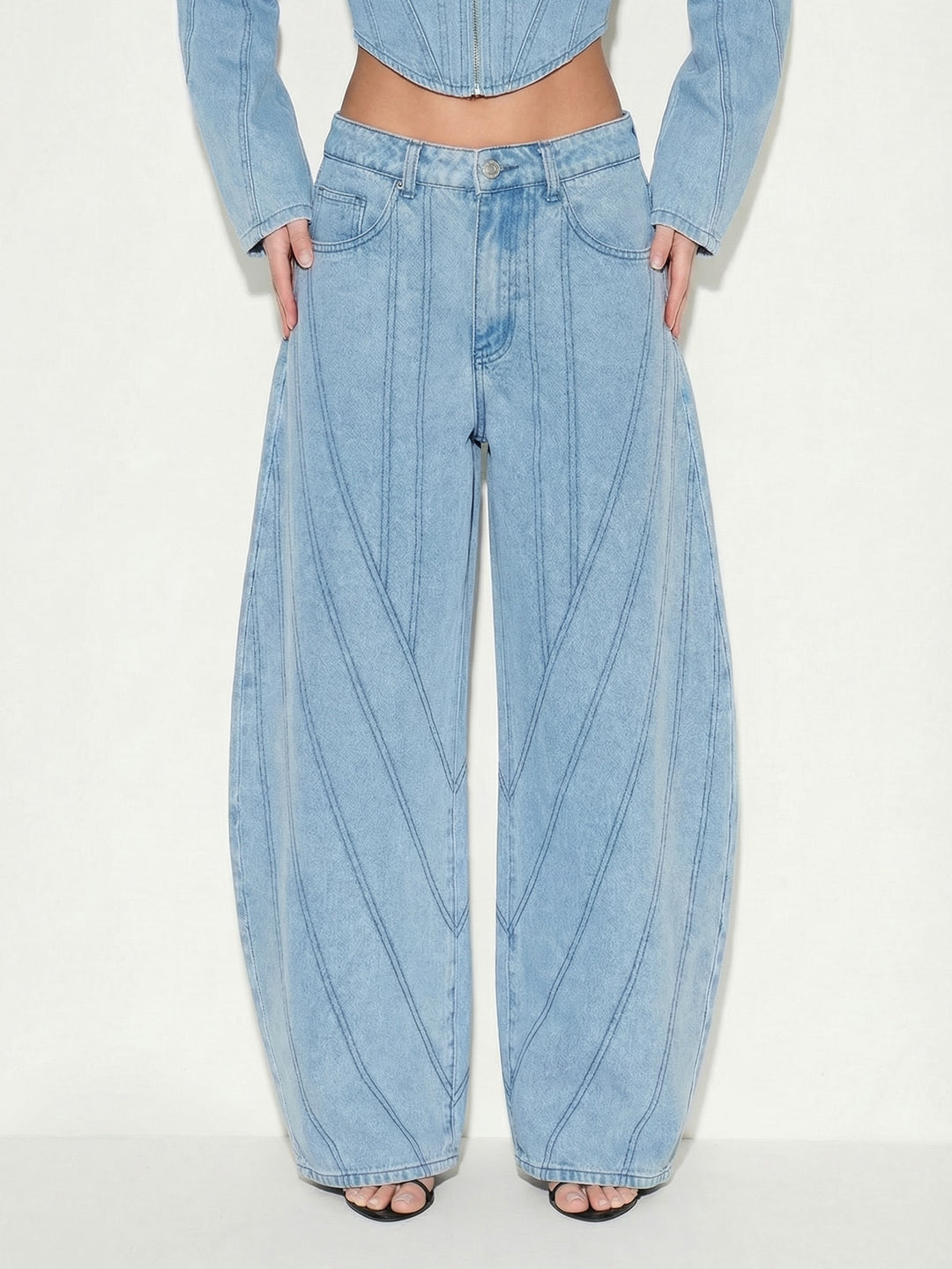 Jeans SHEIN, albastru