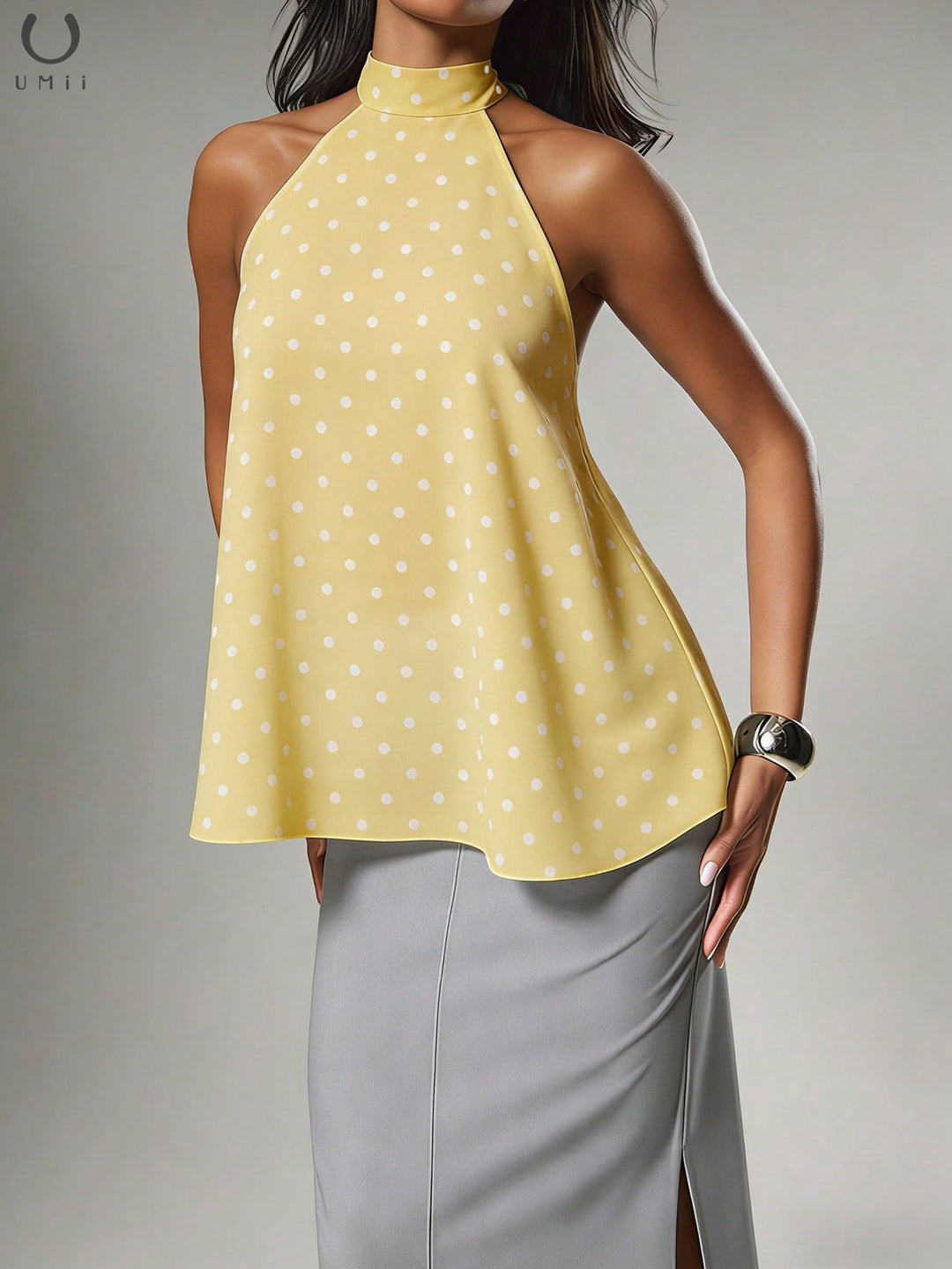 Top SHEIN, galben