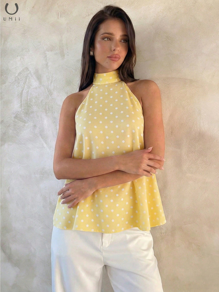 Top SHEIN, galben