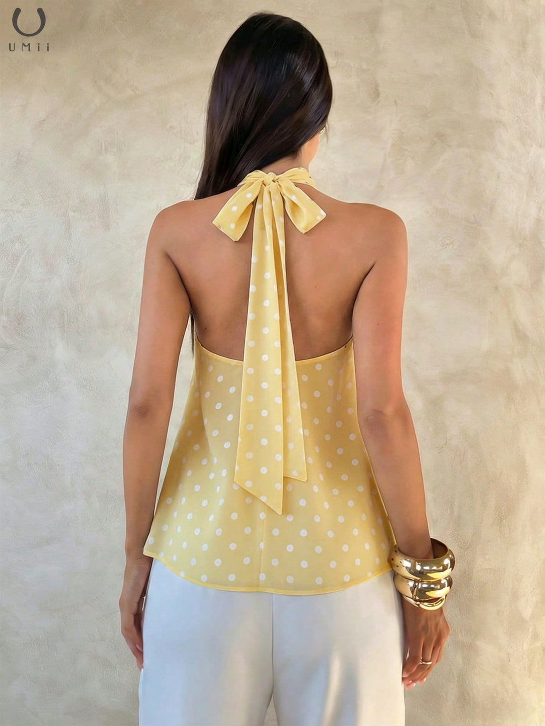 Top SHEIN, galben