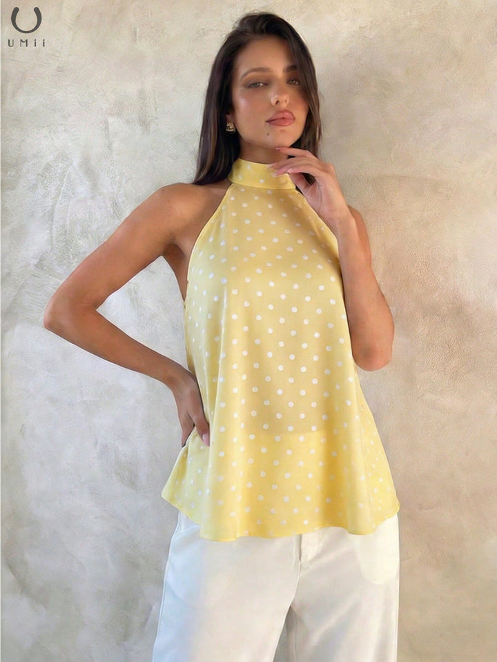 Top SHEIN, galben