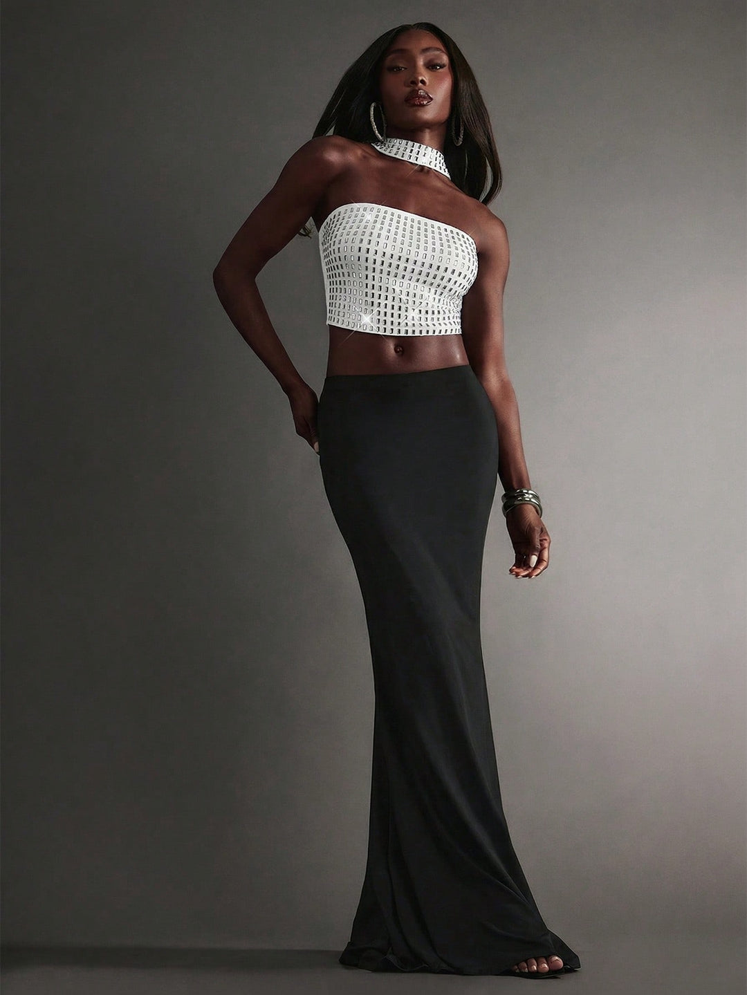 Top SHEIN, alb
