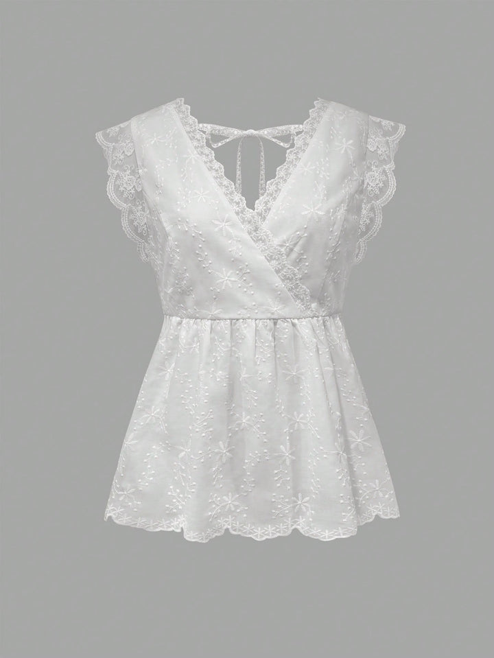 Top SHEIN, alb