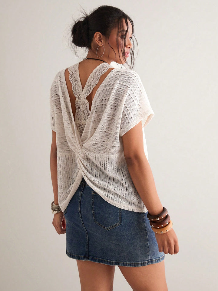 Tricou SHEIN, bej