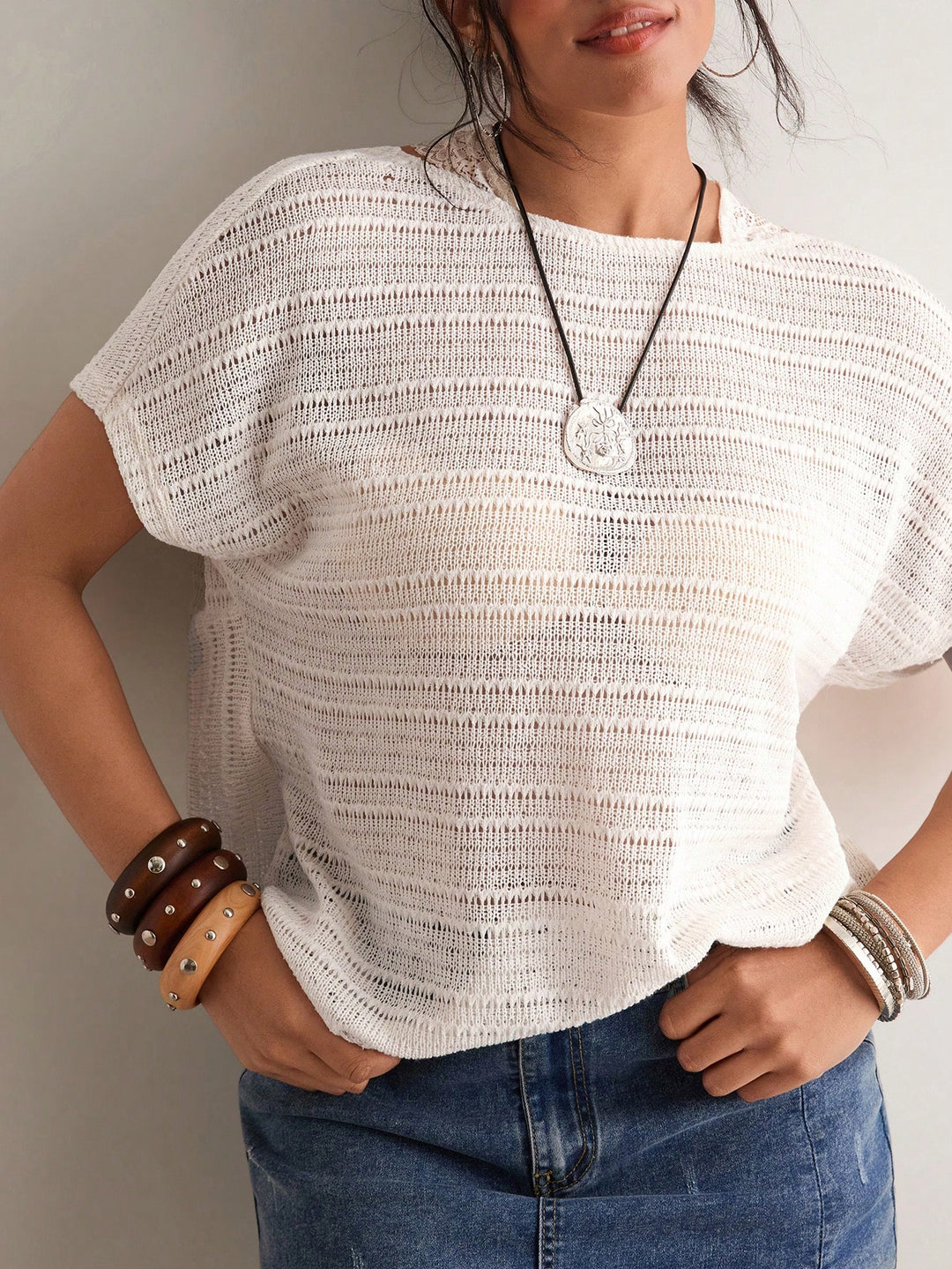 Tricou SHEIN, bej