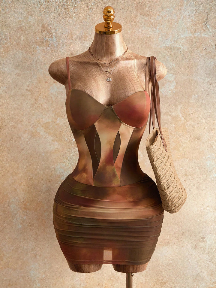 Rochie scurtă SHEIN, mix culori