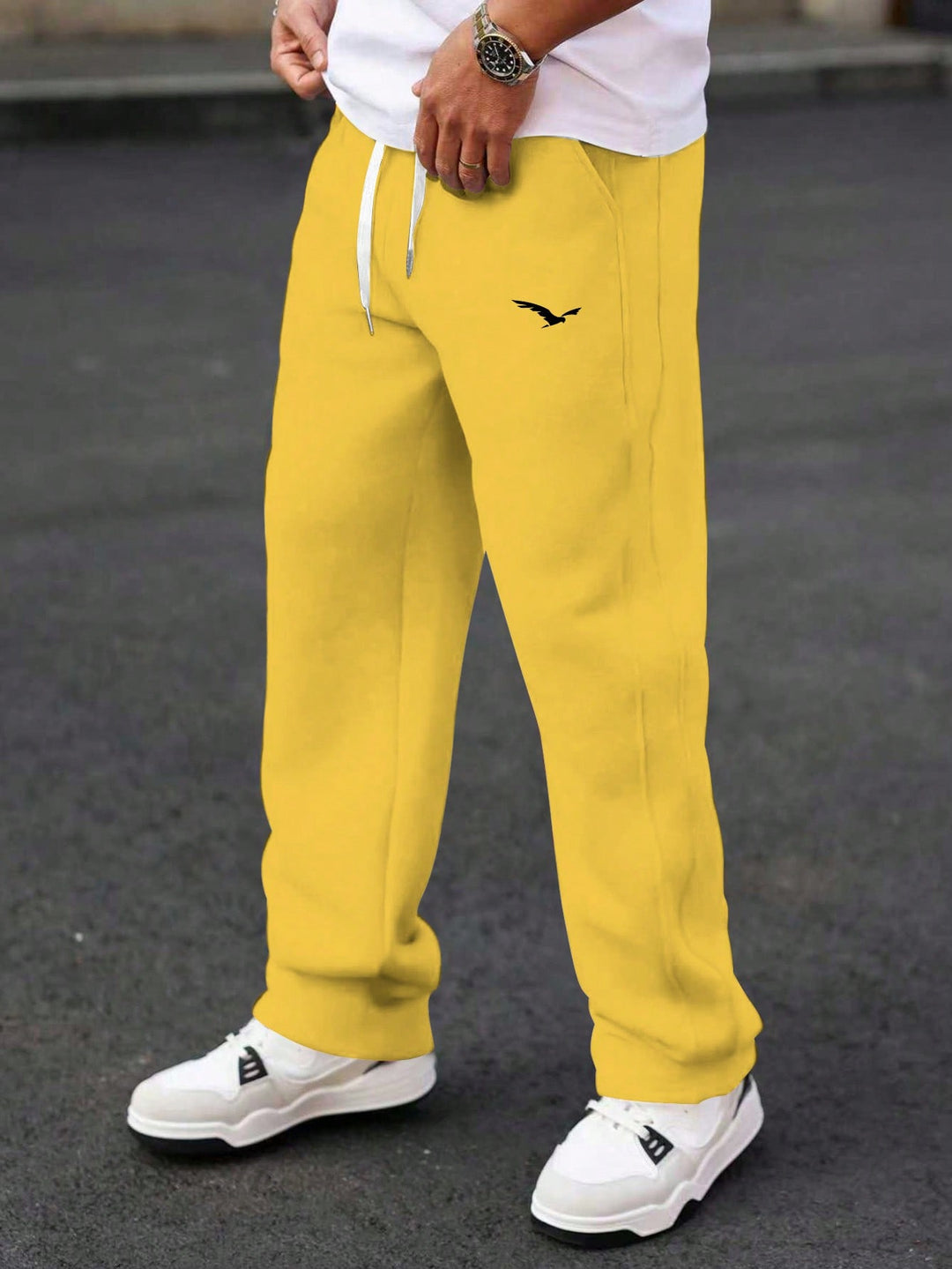 Pantaloni SHEIN, galben
