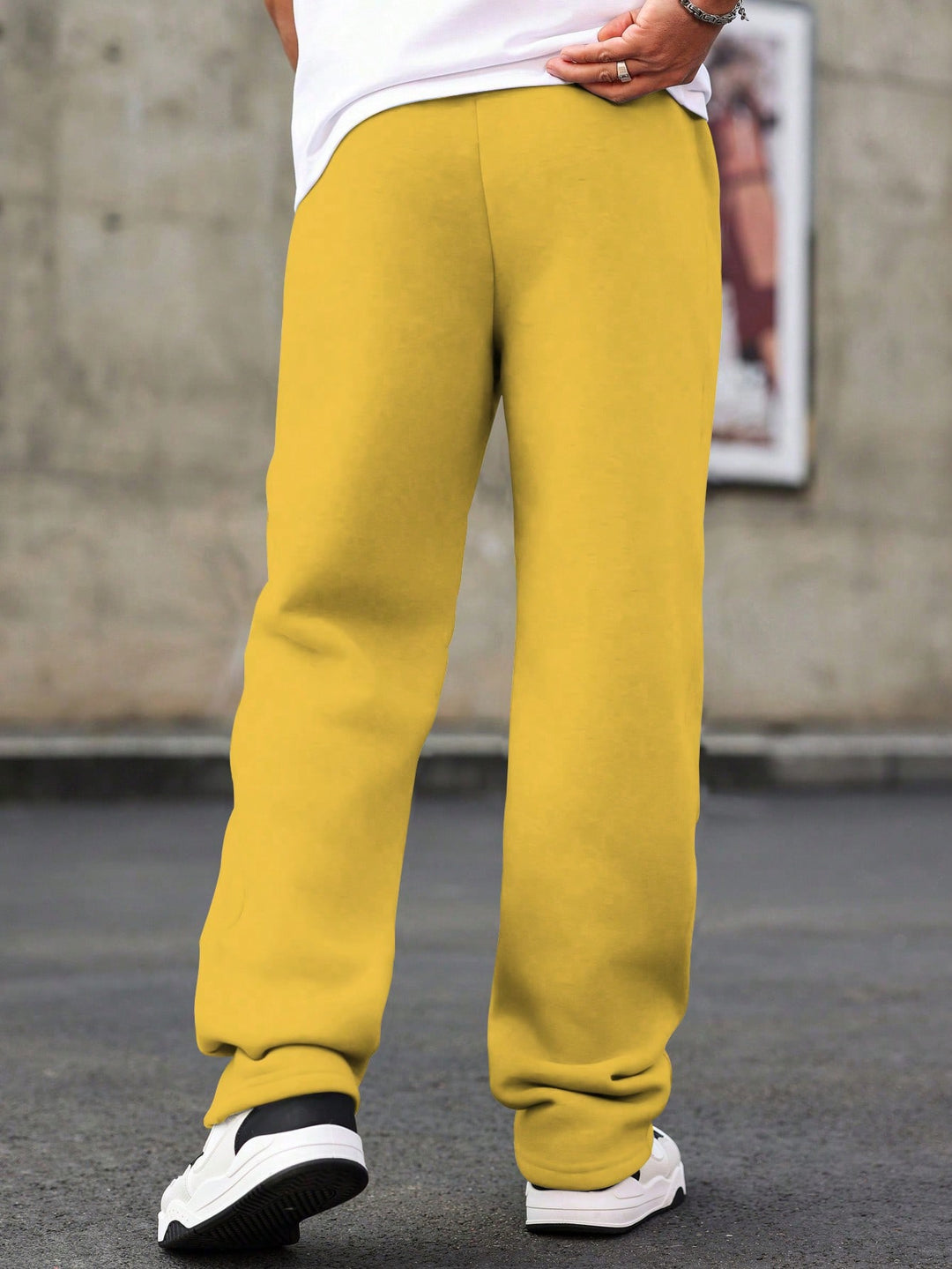 Pantaloni SHEIN, galben