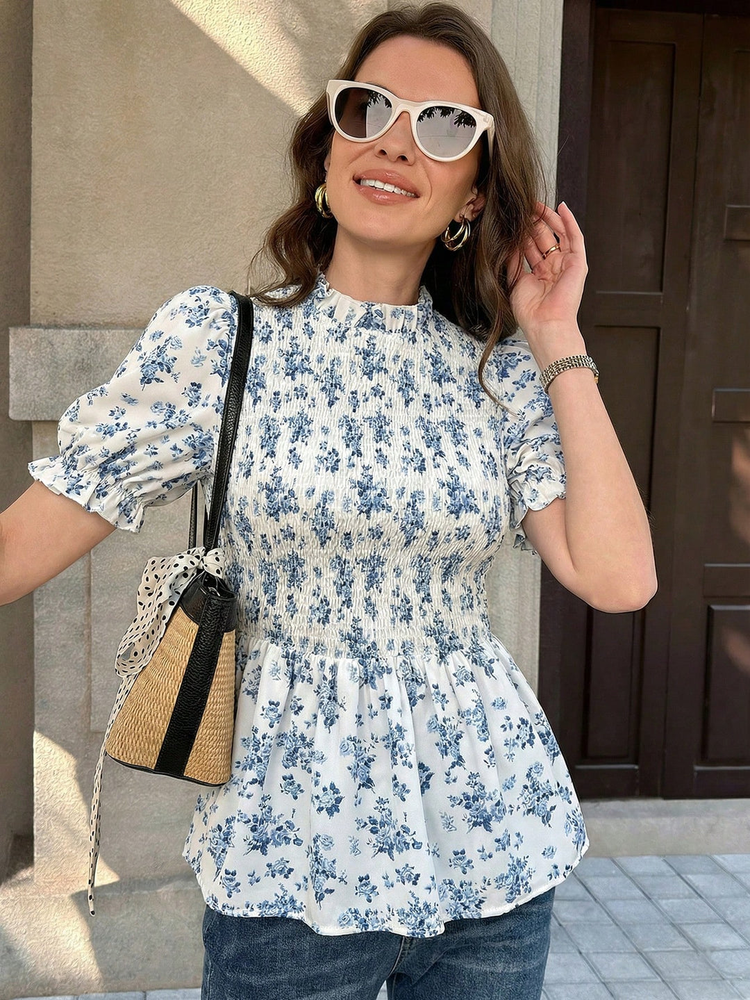 Bluza SHEIN, albastru