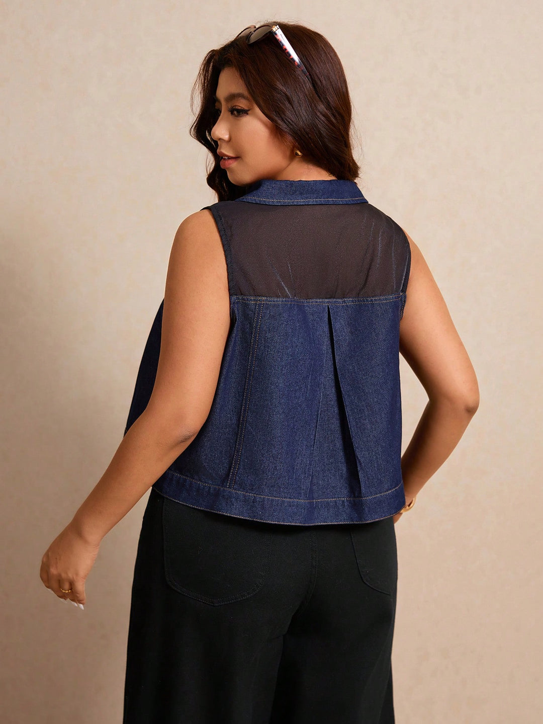 Top SHEIN, albastru