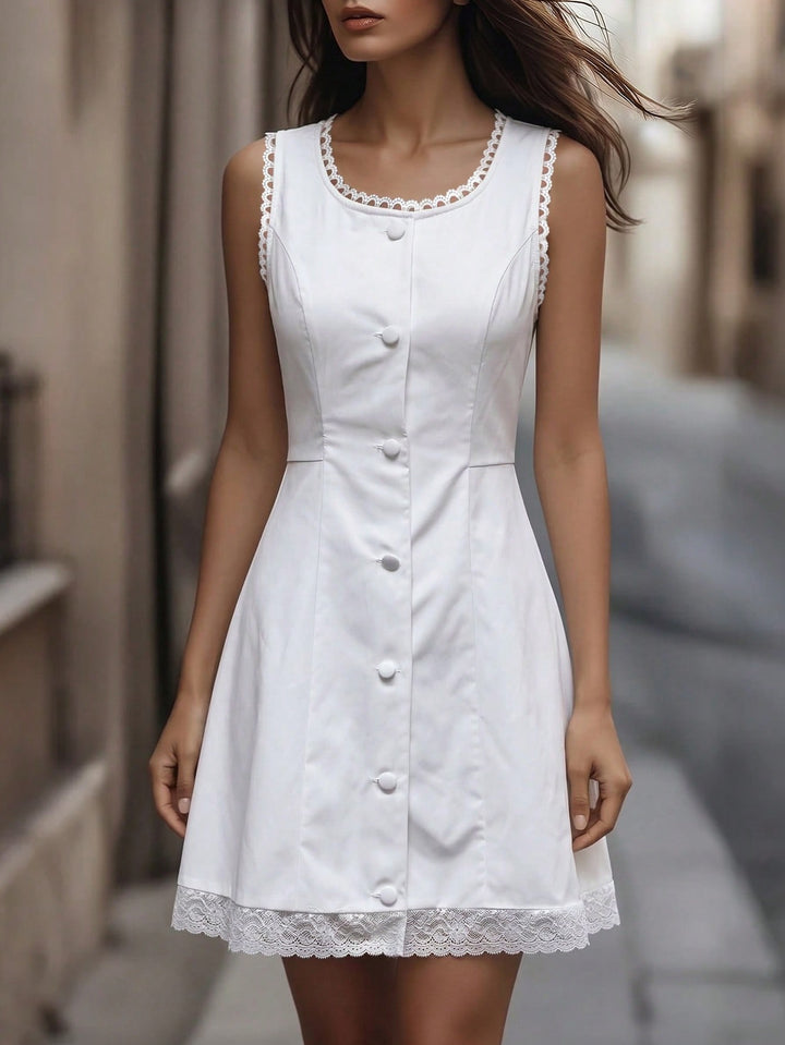 Rochie scurtă SHEIN, alb