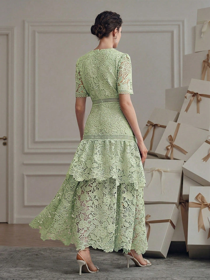 Rochie midi SHEIN, verde