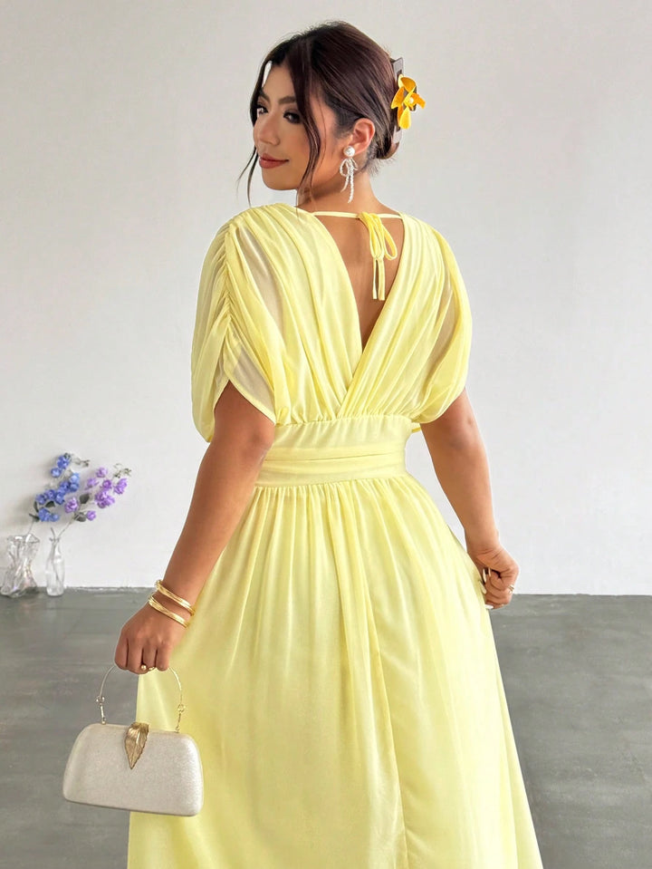 Rochie midi SHEIN, galben