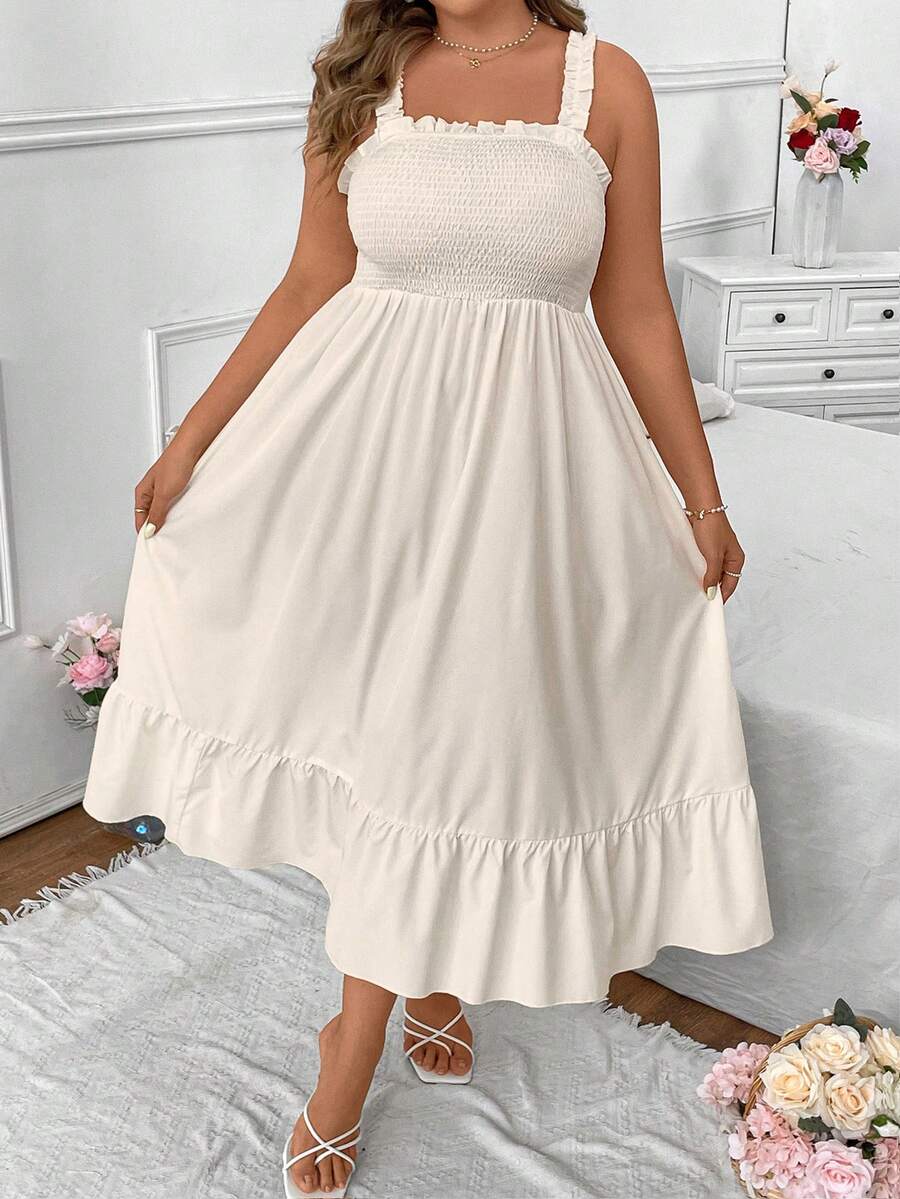 Rochie midi SHIEIN, alb