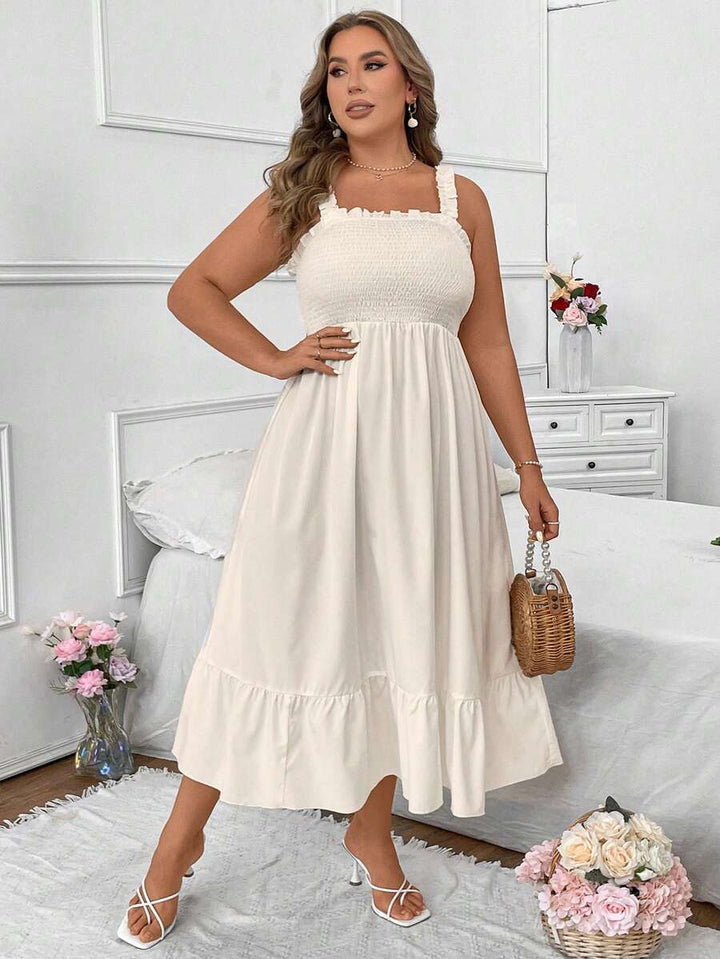 Rochie midi SHIEIN, alb