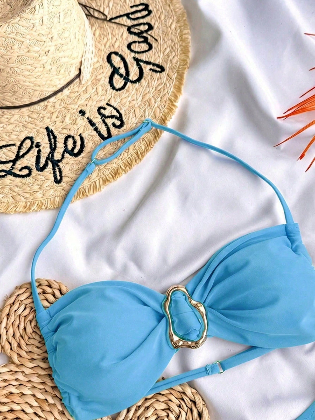 Set bikini SHEIN, albastru