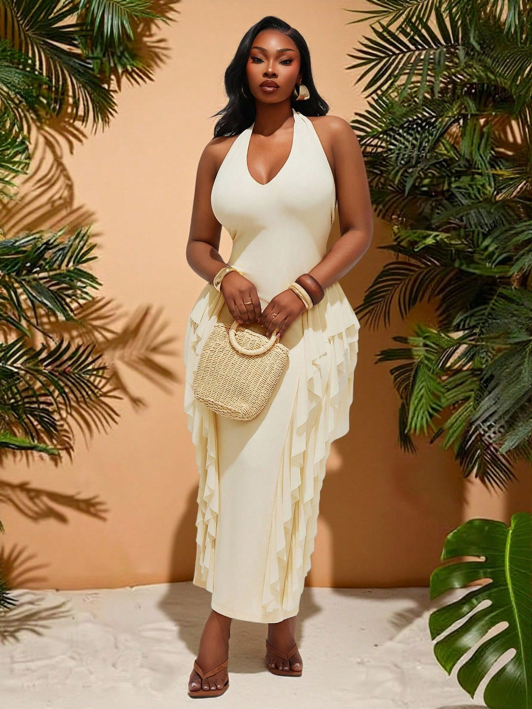 Rochie SHEIN, portocaliu