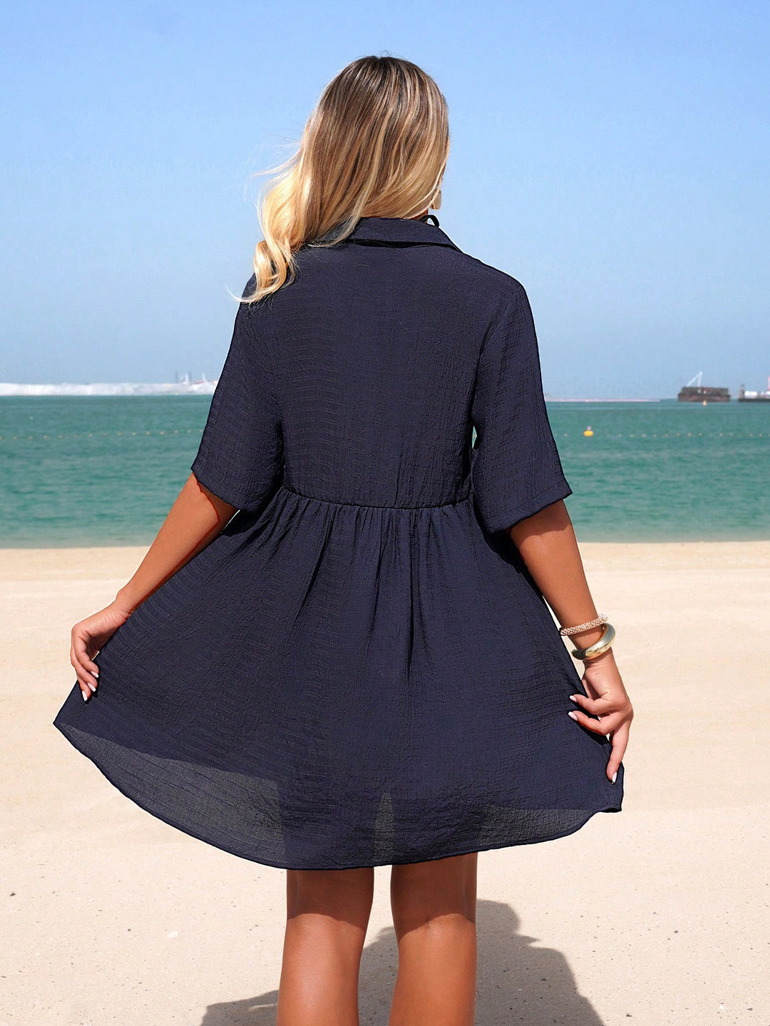 Kimono SHEIN, albastru