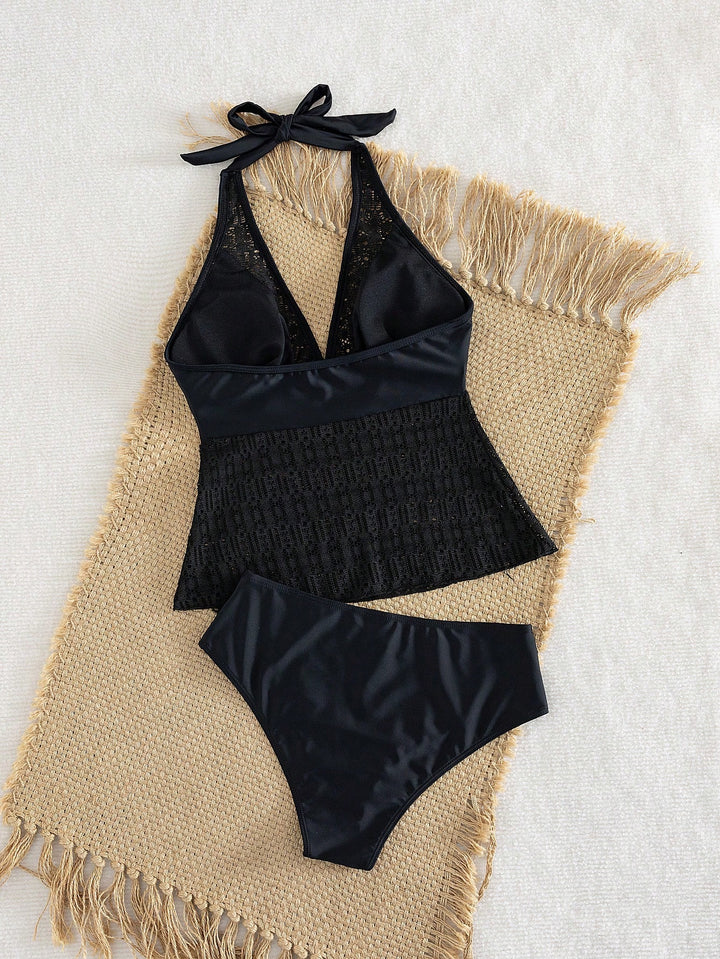 Costum de baie SHEIN, negru