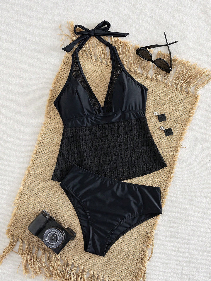 Costum de baie SHEIN, negru