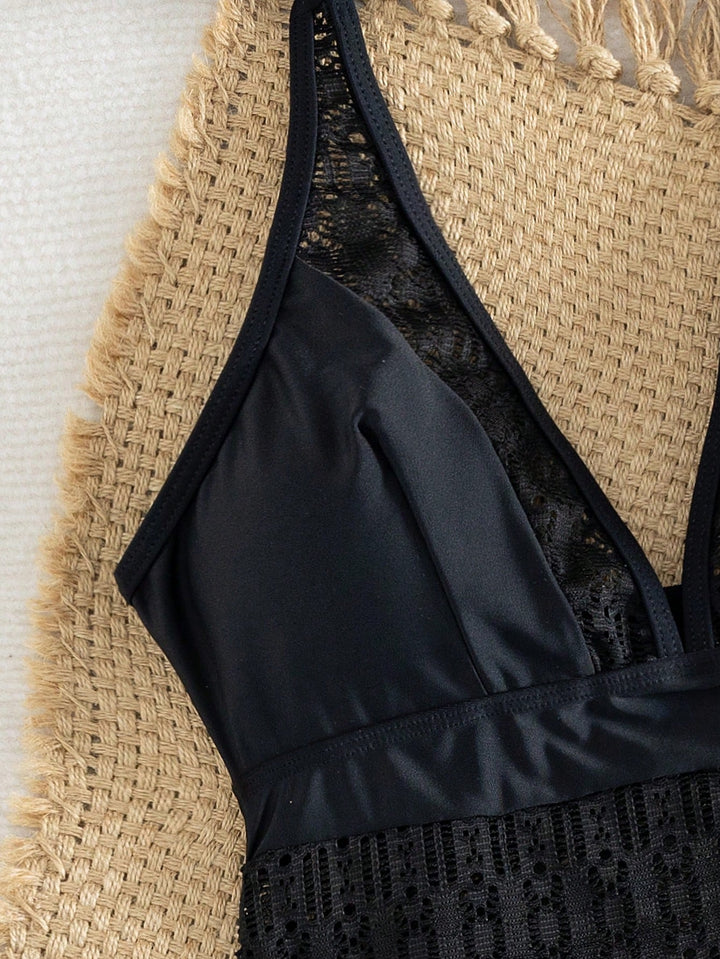 Costum de baie SHEIN, negru