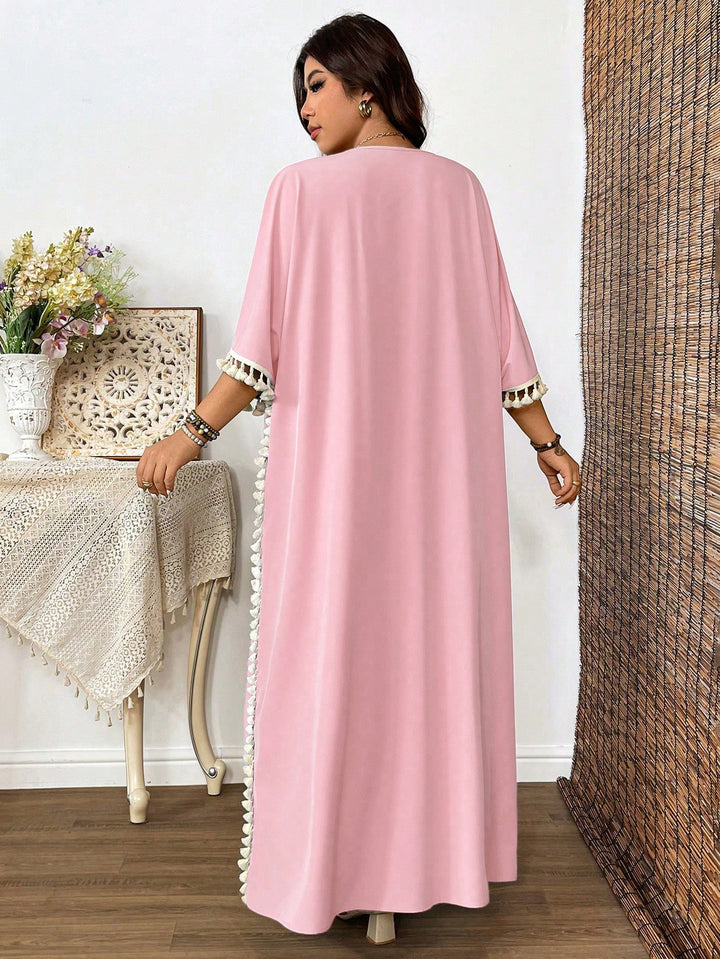 Rochie maxi SHEIN, roz