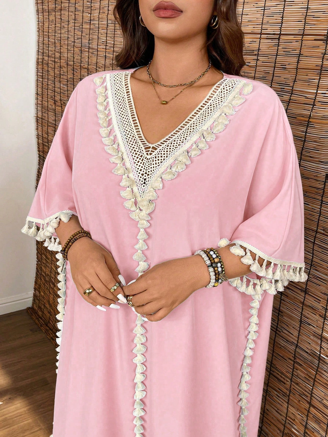 Rochie maxi SHEIN, roz