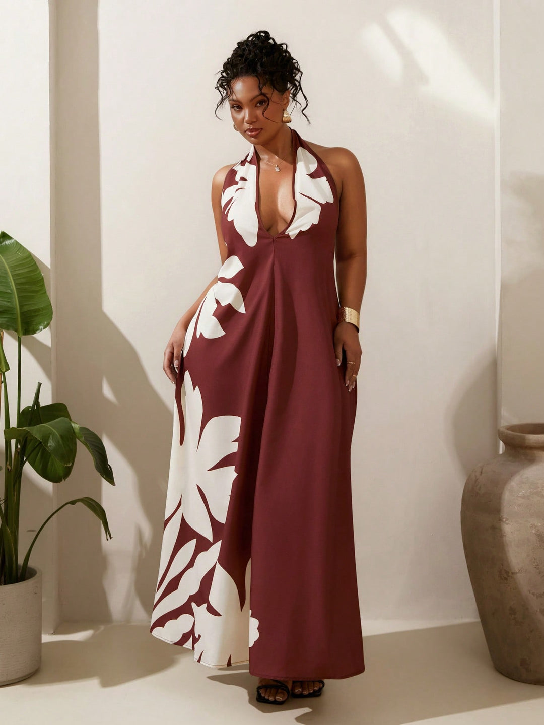 Rochie SHEIN, maro