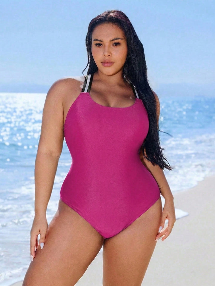 Costum de baie SHEIN, roz