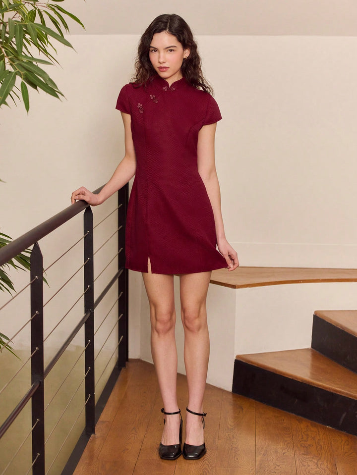 Rochie mini SHEIN, vișiniu