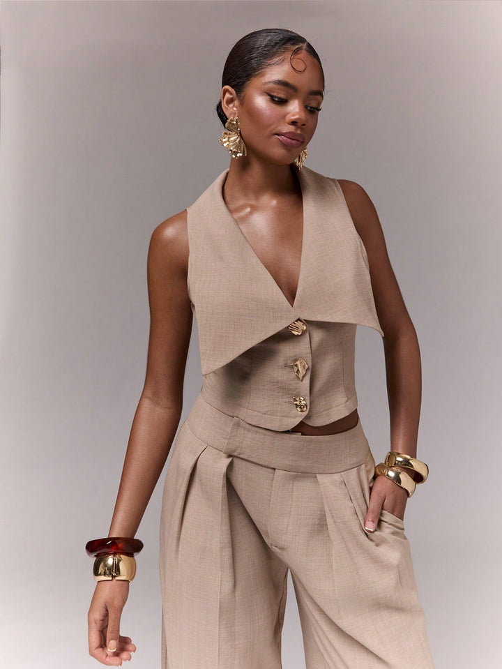 Top SHEIN, bej