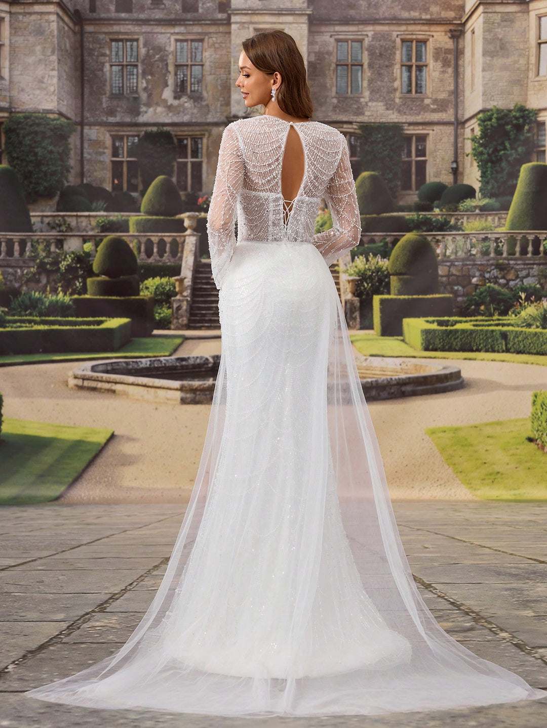 Rochie de mireasă SHEIN, alb