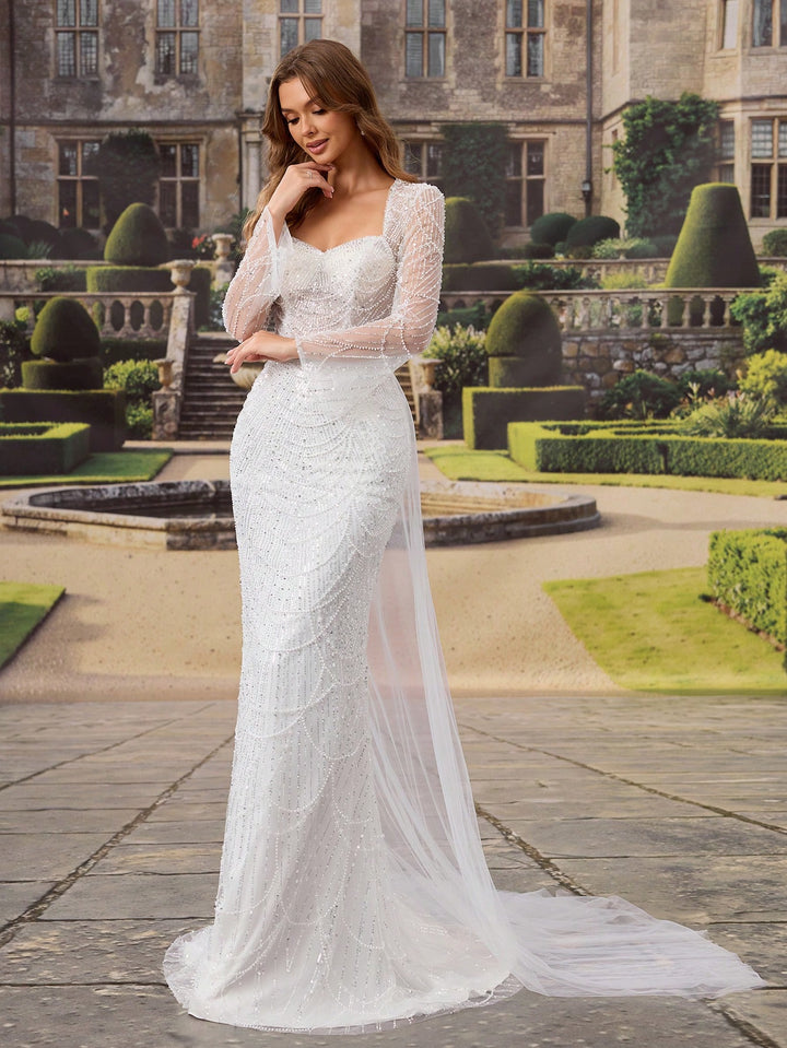 Rochie de mireasă SHEIN, alb