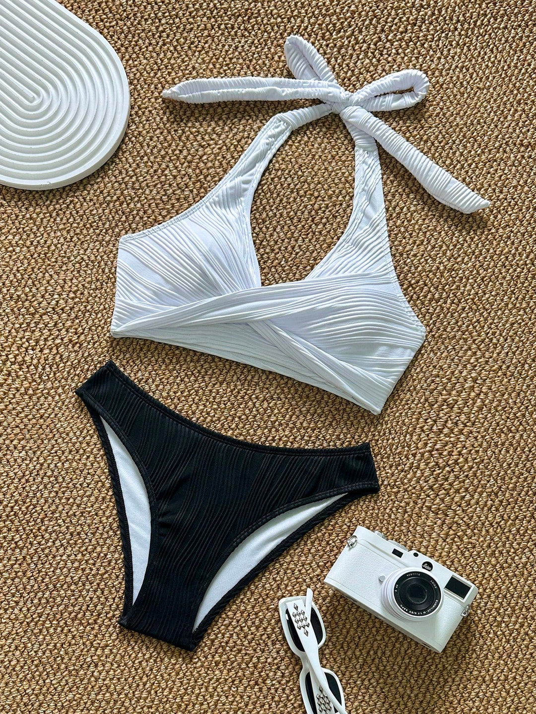 Set bikini SHEIN, negru
