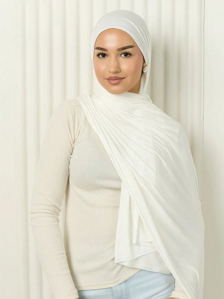 Hijab SHEIN, alb