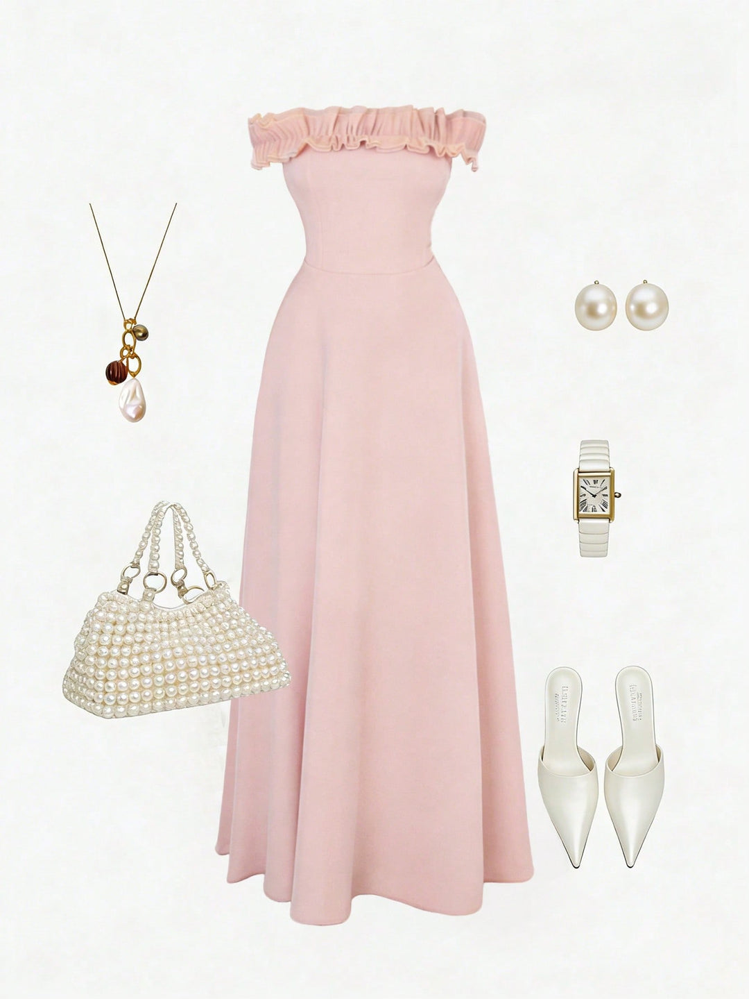 Rochie midi SHEIN, vișiniu