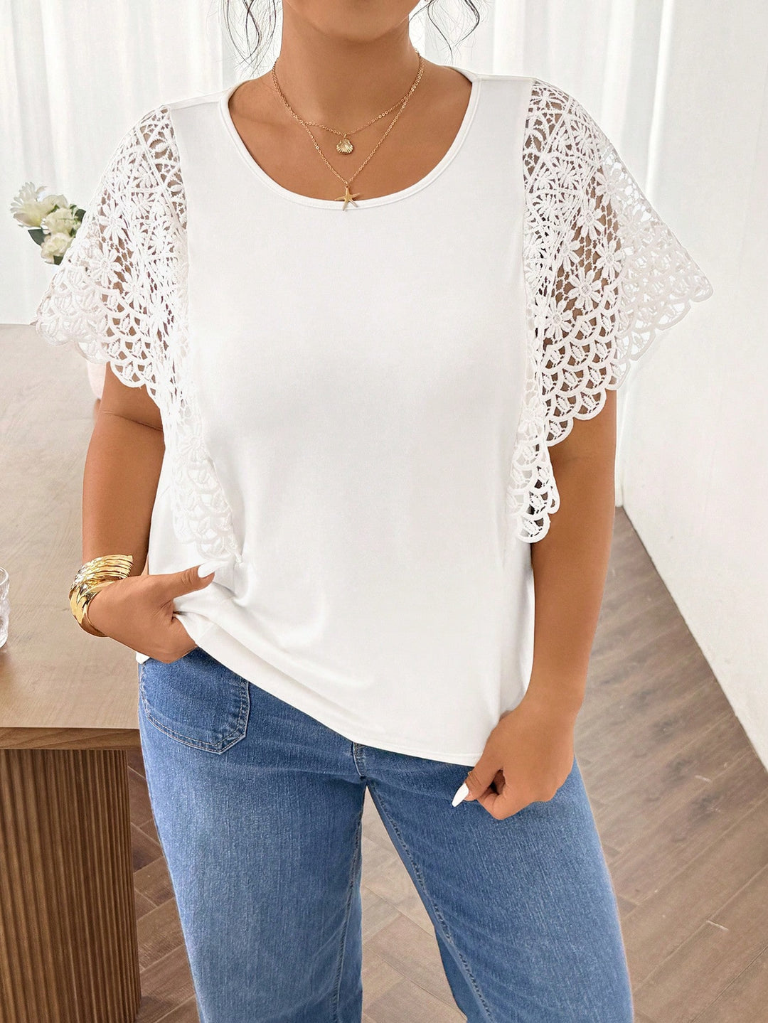 Tricou SHEIN, portocaliu