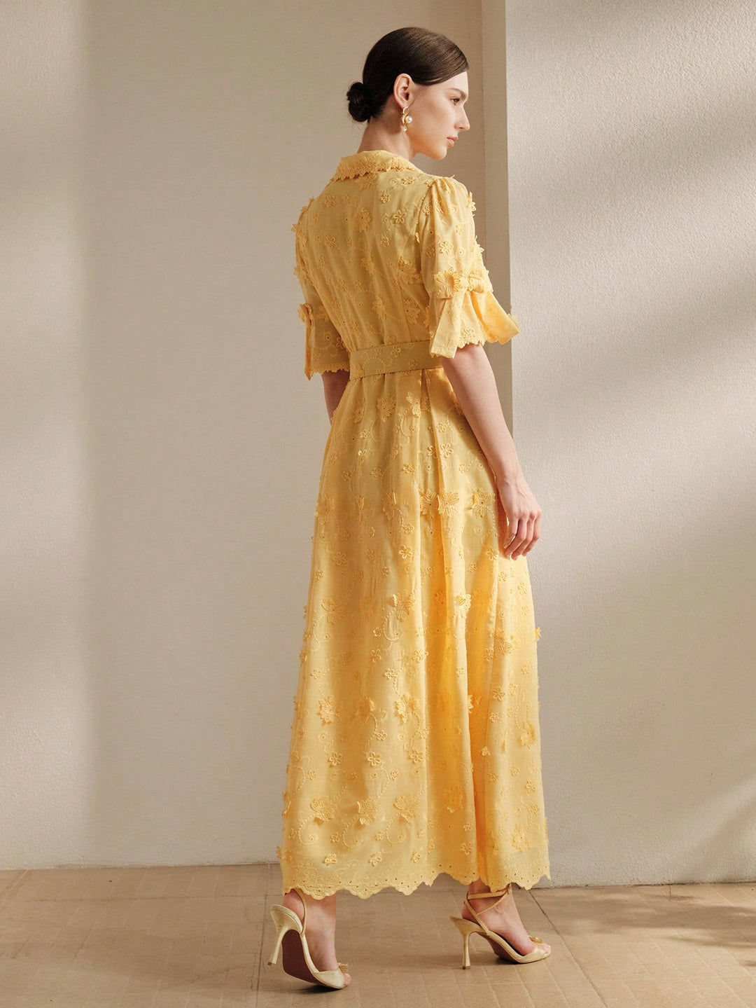 Rochie maxi SHEIN, galben