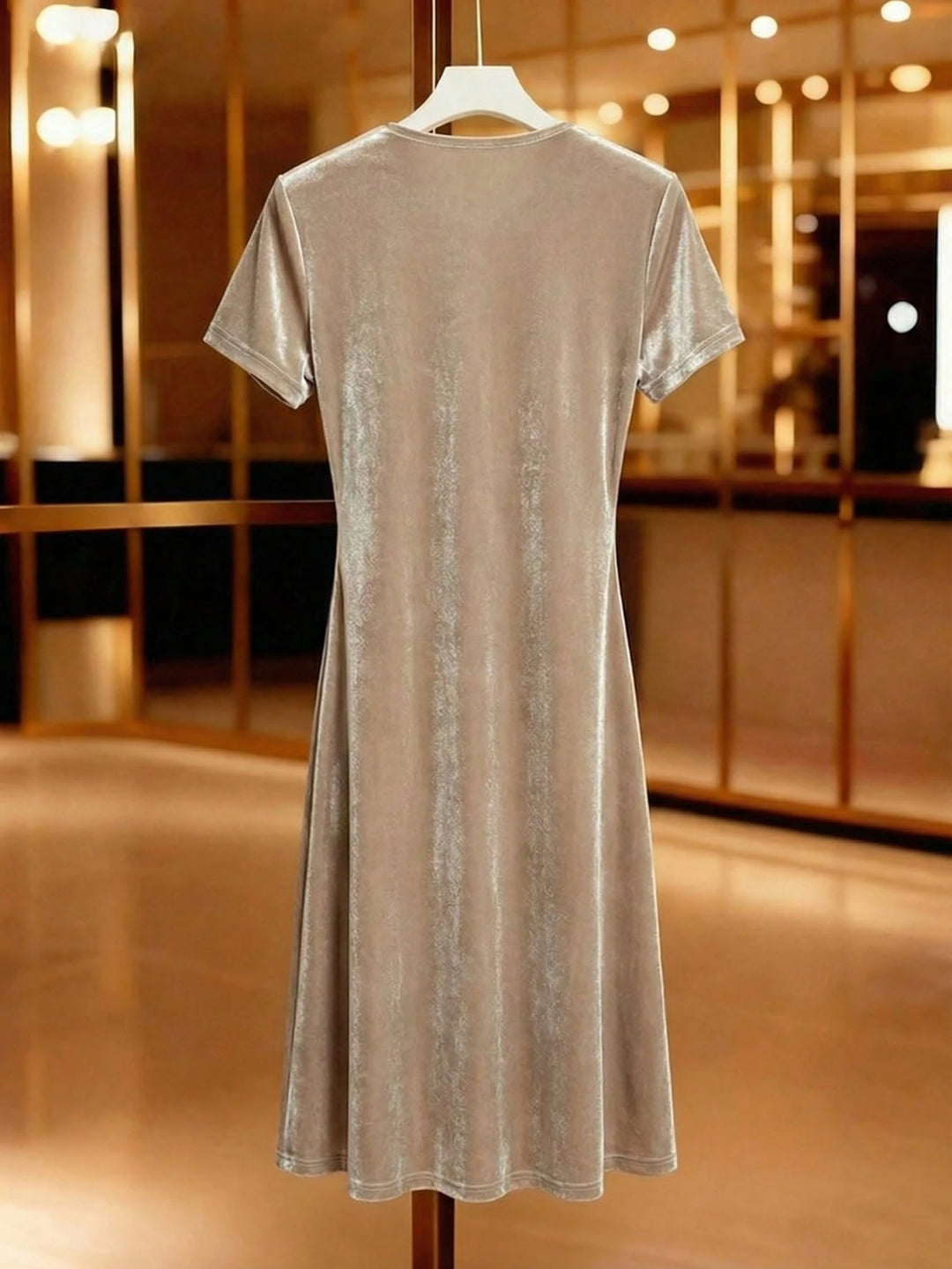 Rochie midi SHEIN, bej
