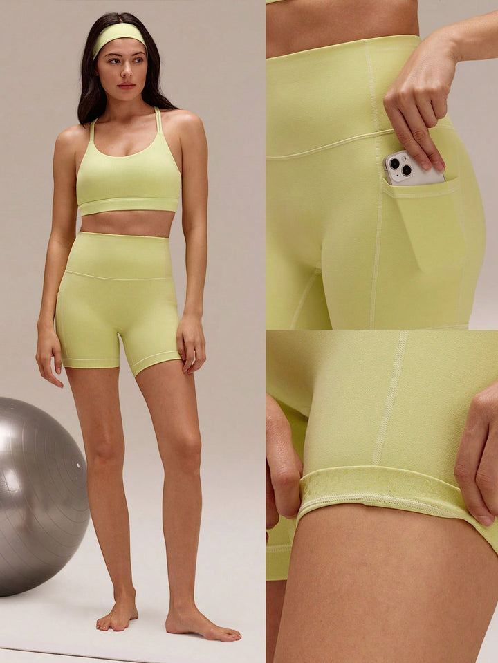 Pantaloni scurți SHEIN, verde