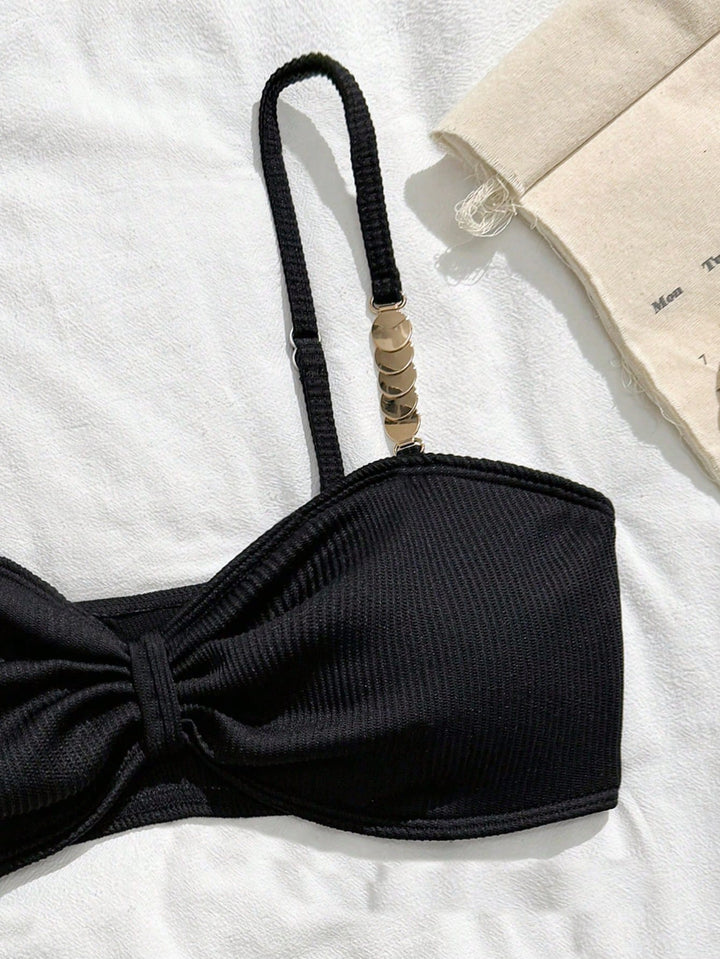 Set bikini SHEIN, negru