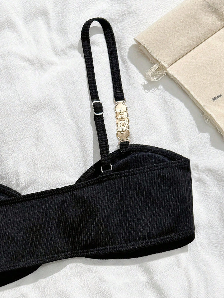 Set bikini SHEIN, negru