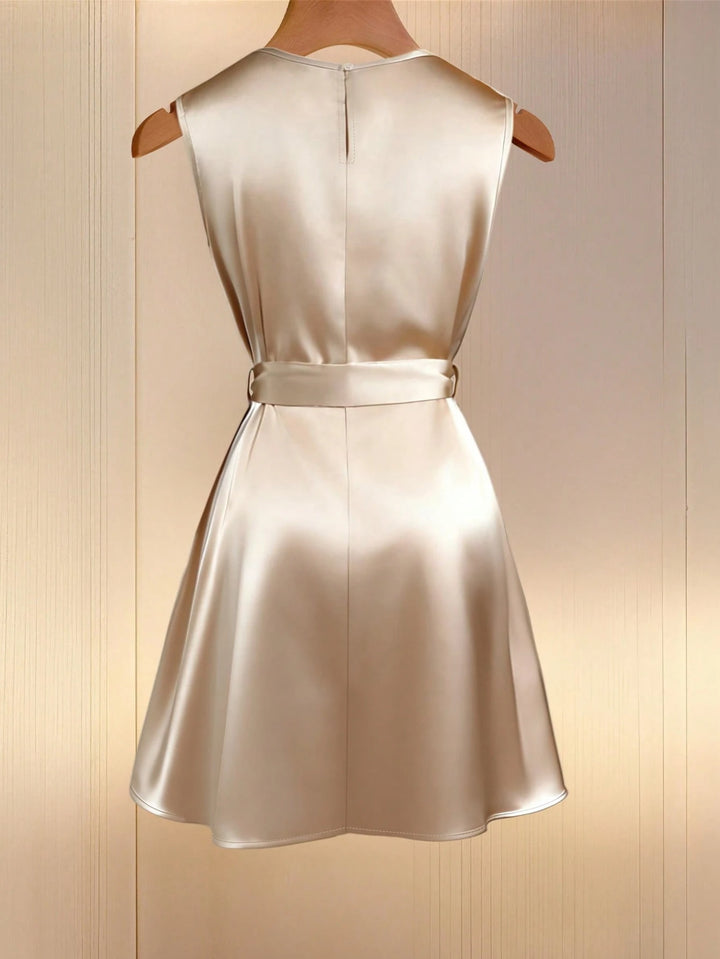 Rochie mini SHEIN, bej