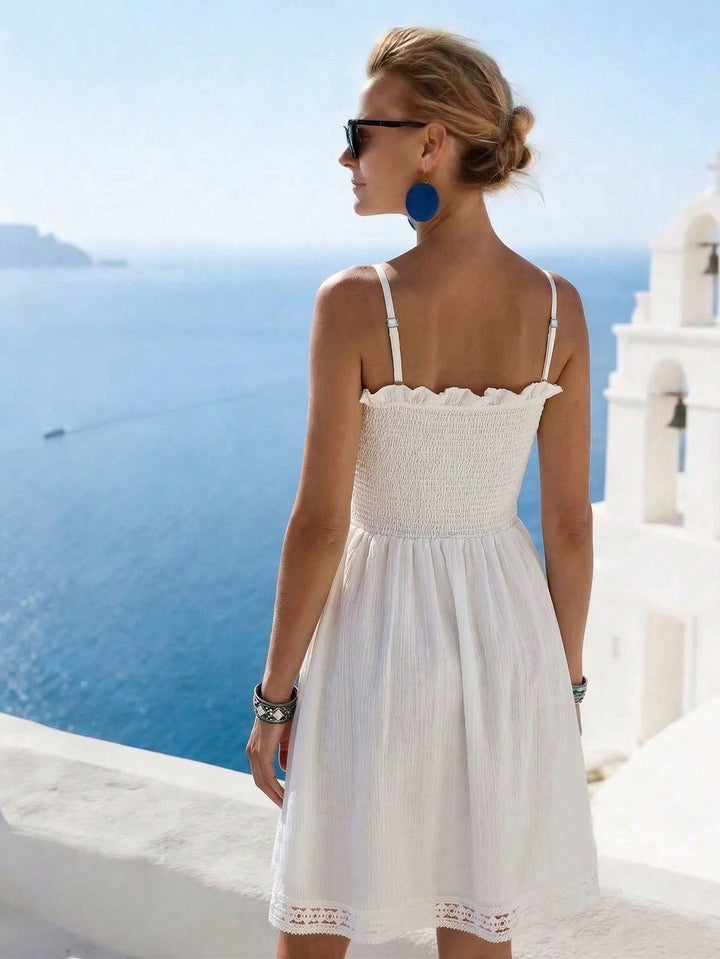 Rochie scurtă SHEIN, alb