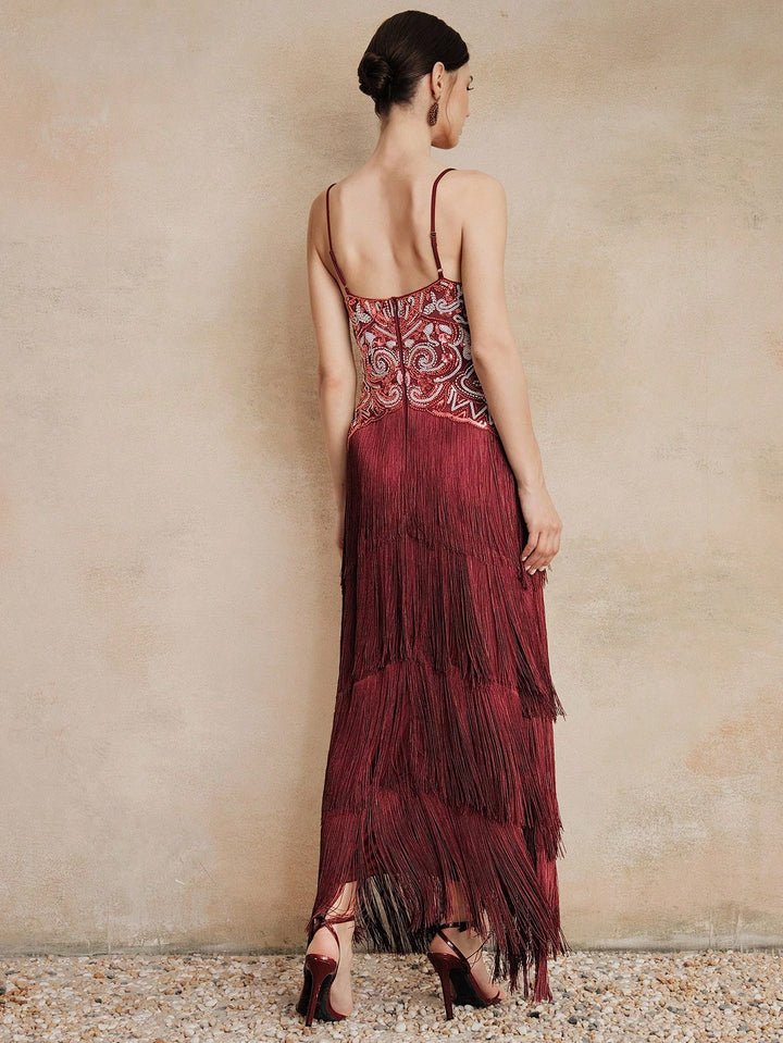 Rochie maxi SHEIN, vișiniu