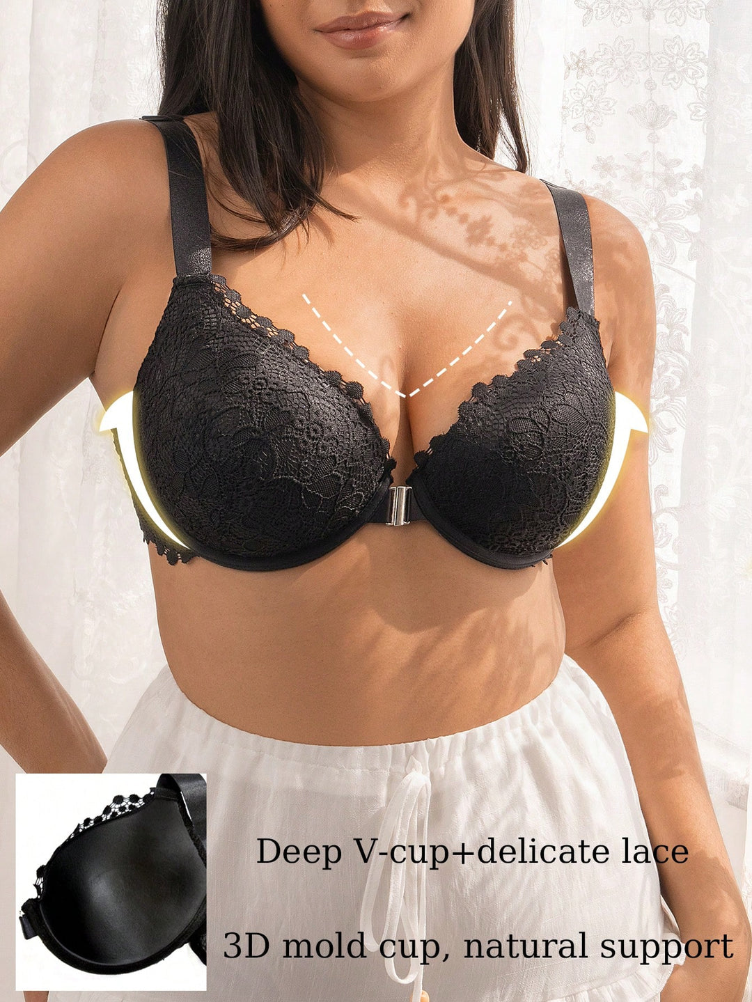 Sutien SHEIN, negru